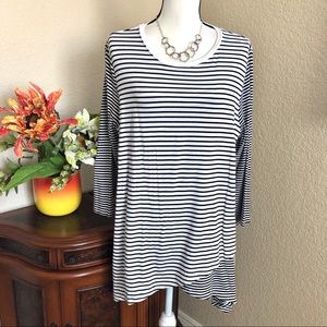 Calvin Klein Layered Shark Bite Top